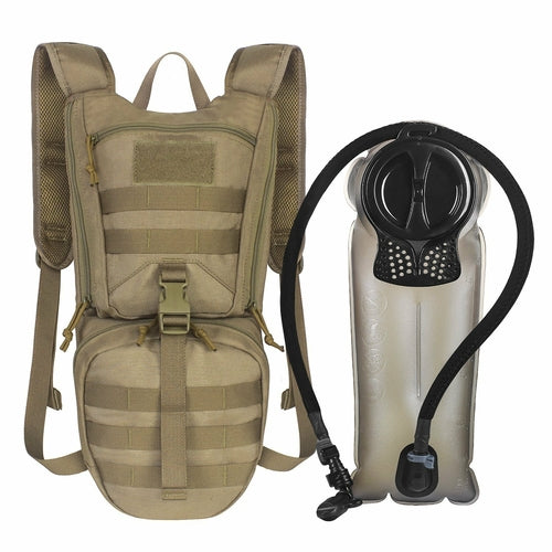 Tactical Hydration Backpack with 2.5L Bladder and Thermal Insulation