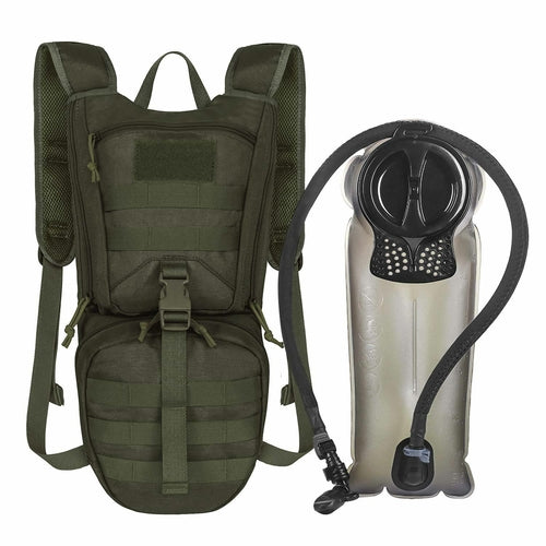 Tactical Hydration Backpack with 2.5L Bladder and Thermal Insulation