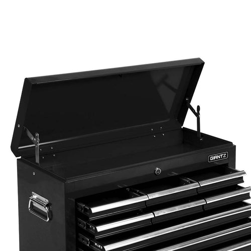 Giantz 9 Drawer Tool Box Cabinet Chest Toolbox Storage Garage