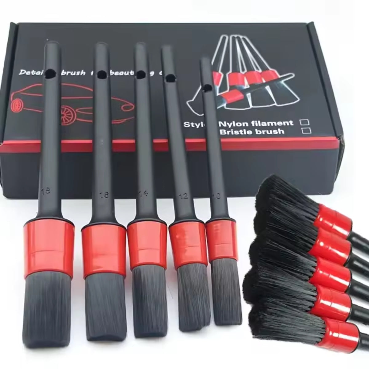 Professional Detailing Brush Set
