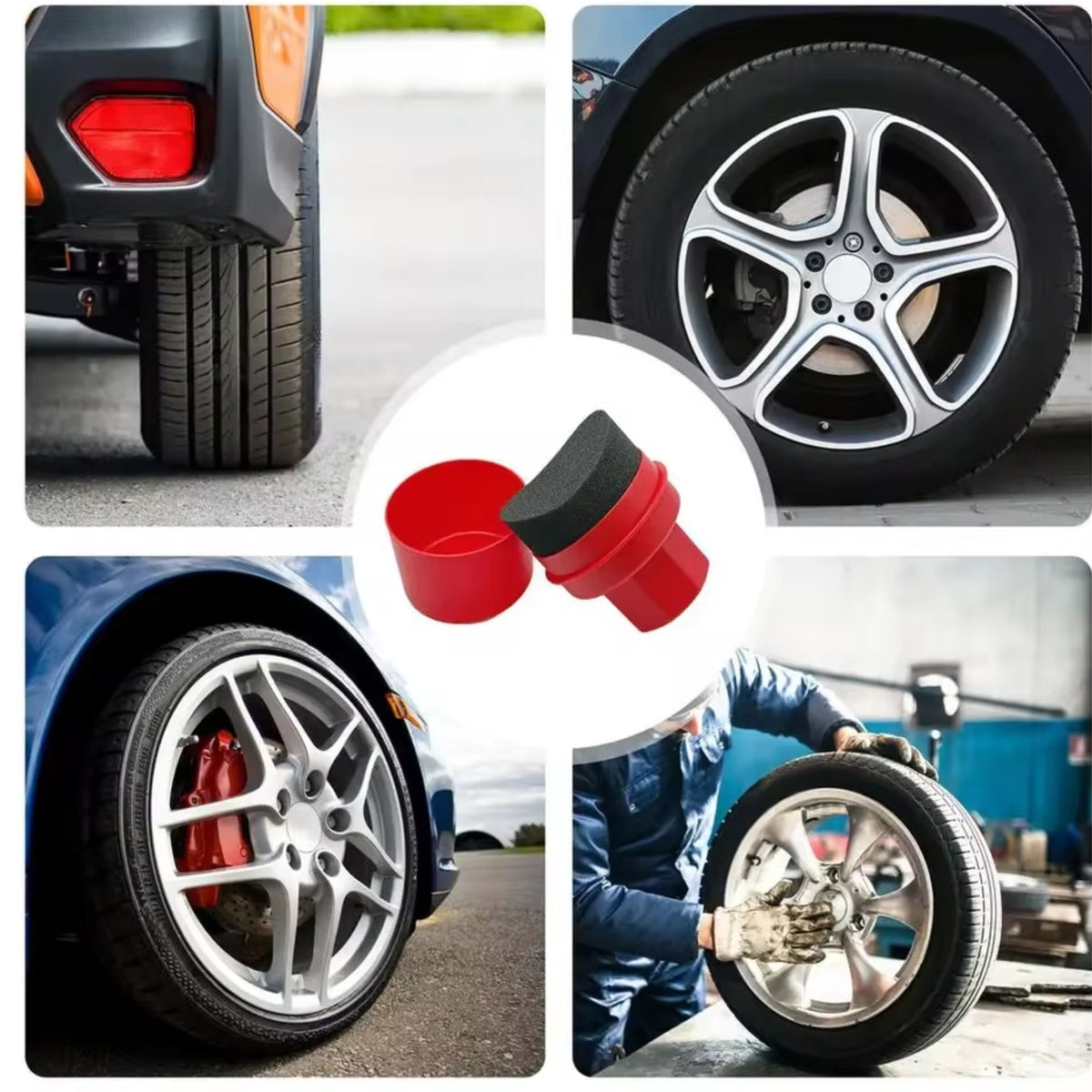 Car Tire Waxing Sponge